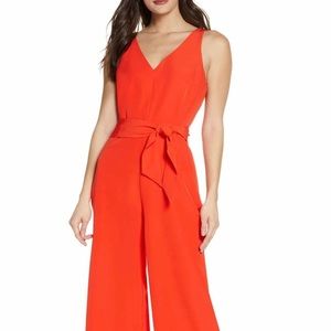 NWT Sam Edelman V-Neck Stretch Jumpsuit